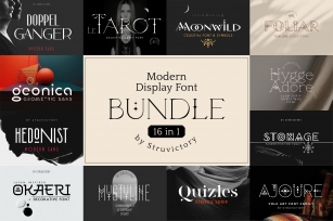 Modern Display Bundle Font Download