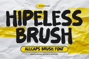Hipeless Brush Font Download