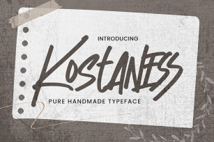 Kostaness Font Download