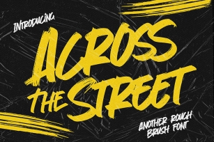 Across The Stree Font Download