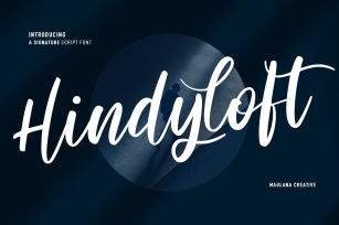 Hindyloft Signature Script Font Download