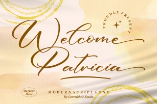 Welcome Patricia Font Download