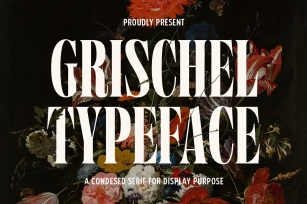 Grischel Condensed Serif Display Font Download