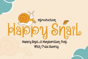 Happy Snail Font Download
