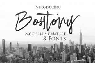 Bosstony Font Download