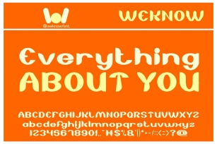 About You Font Download