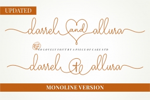 Darrel Allura Monoline Font Download