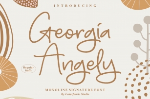 Georgia Angely Font Download