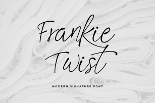 Frankie Twist Signature Font Download