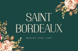 Saint Bordeaux Serif Display Font Download