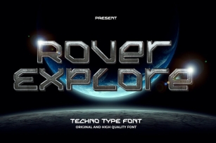 Rover Explore - Futuristic Font Font Download