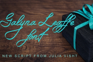 GALYNA LEAFFE Script Font Download