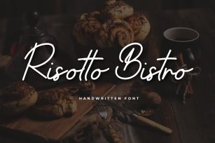 Risotto Bistro Handwritten Script Font Download