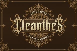 Cleanthes Font Download