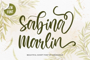 Sabina Marlin Font Download