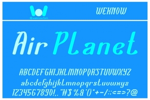 Air Planet Font Download