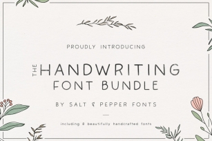 The Handwriting Font Bundle (Handwritten Fonts, Handwriting Fonts) Font Download