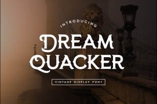 Dream Quacker Serif Display Font Download