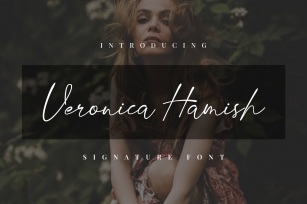 Veronica Hamish Signature Handwritte Font Download