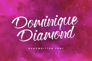 Dominique Diamond Calligraphy Font Download
