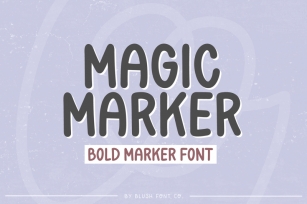MAGIC MARKER Bold Font Font Download