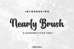 Nearly Brush Font Download