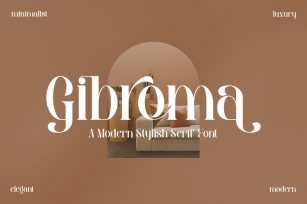 Gibroma Modern Stylish Serif Font LS Font Download
