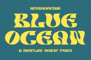Blue Ocean Display Serif Font LS Font Download