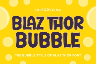 Blaz Thor Bubble Font Download