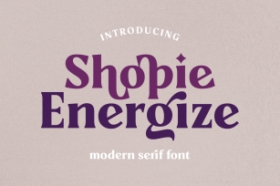 Shopie Energize Font Download