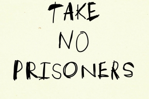 Take No Prisoners Font Download