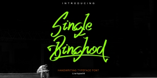 Single binghod Font Download