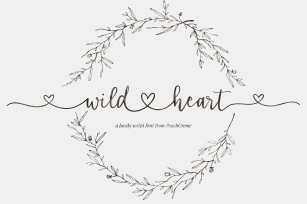 Wild Heart // Lovely Script Font Download