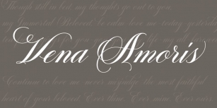 Vena Amoris Font Download