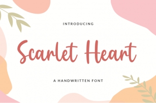 Scarlet Heart Font Download