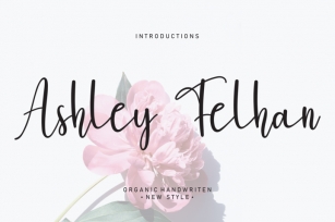 Ashley Felha Font Download