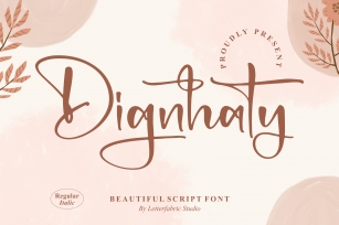 Dignhaty Font Download