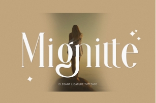 Mignitte Elegant Ligature Serif Font Download