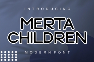 Merta Children Font Download