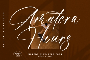 Amatera Hours Font Download