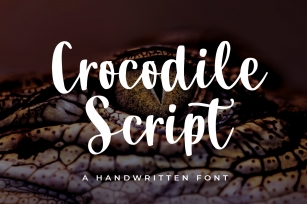 Crocodile Script Font Download