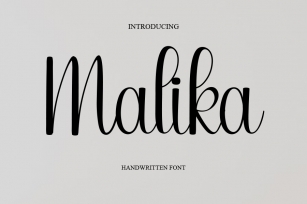 Malika Font Download