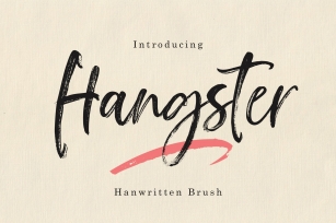 Hangster Brush Font Download