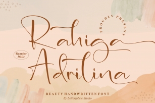 Rahiga Adrilina Font Download