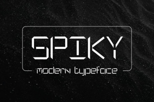 Spiky - Modern Typeface Font Download