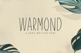 Warmond Font Download