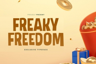DS Freaky Freedom - Playful Typeface Font Download