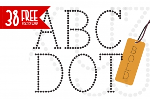 ABC Dot Bold Font Download