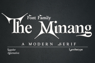 The Minang Font Download