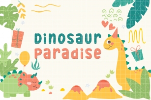 Dinosaur Paradise Font Download